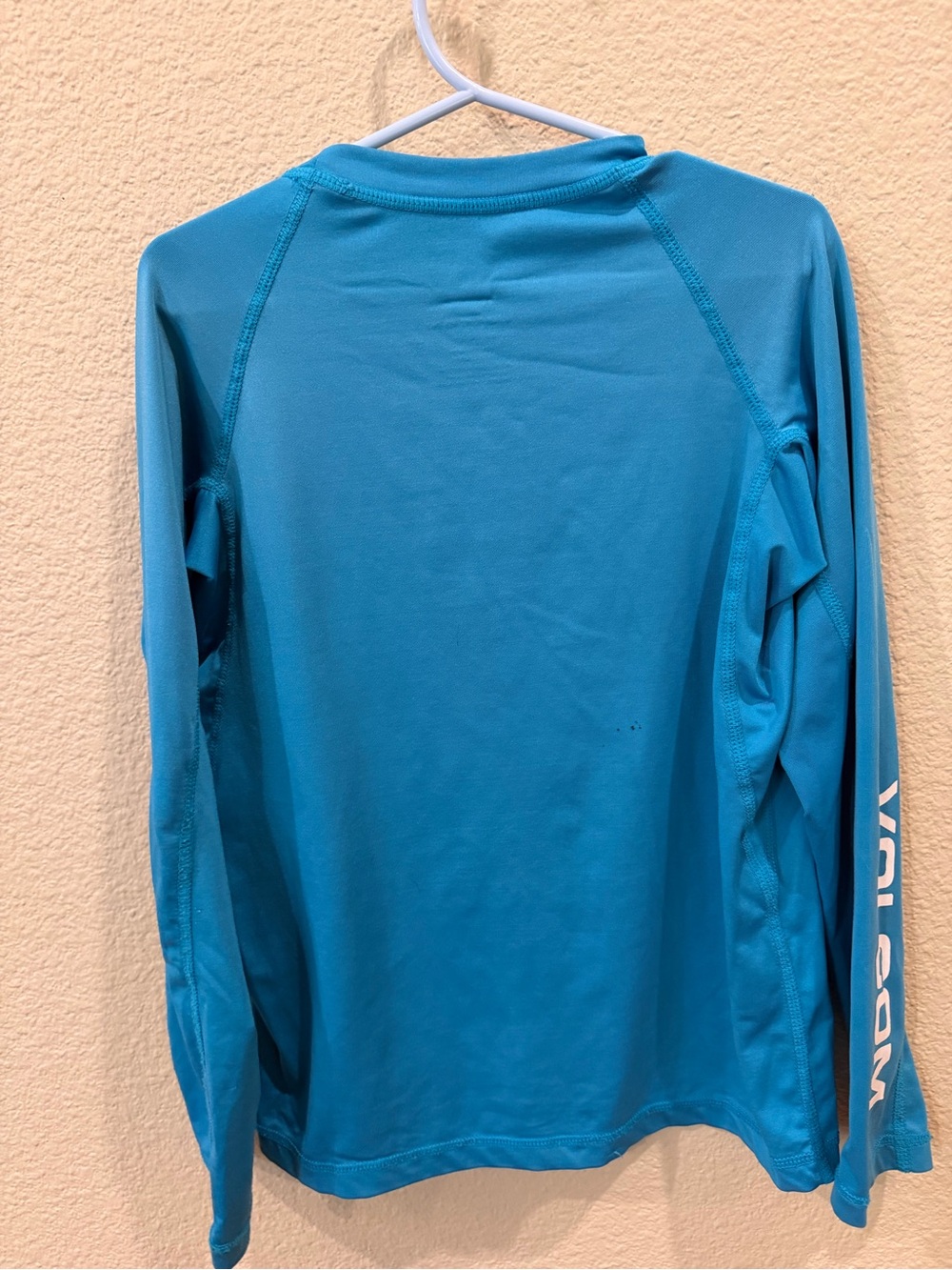 Volcom Teal-Blue Long Sleeve Performance Rash Guard - Picture 5 of 5